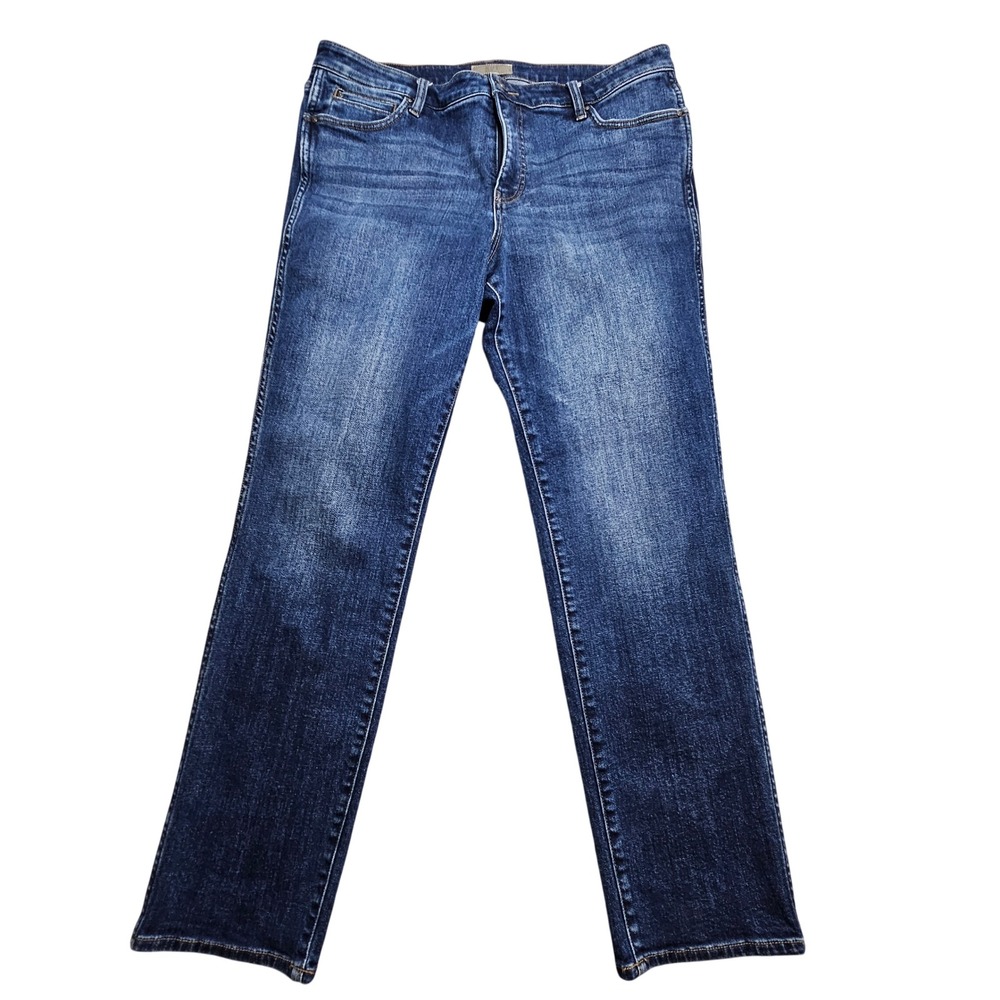 Kut from‎ the Kloth Catherine Fab Ab Boyfriend Jeans Women 14 Blue High Rise